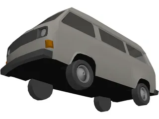 Volkswagen Bus 3D Model