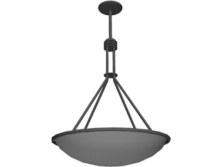 Light Modern Fixture Metropolitan 3D Model