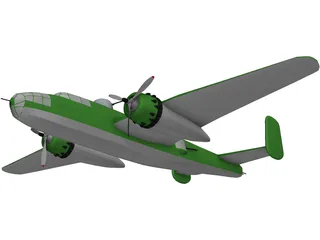 B-52 Bomber 3D Model