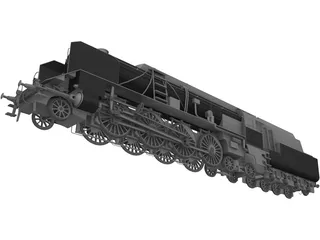 BR12 Austrian Steamengine 3D Model