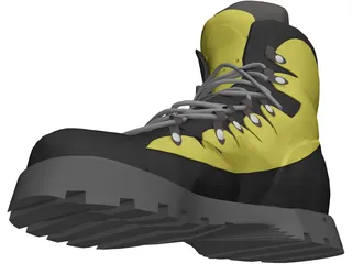 Boot Trekking 3D Model