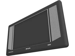 Pioneer LCD TV Wide 3D Model