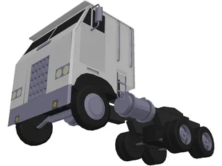 Semi Truck 3D Model