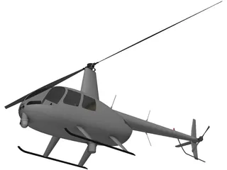 Robinson R44 News 3D Model