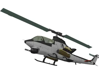 Boeing AH-64 Apache 3D Model