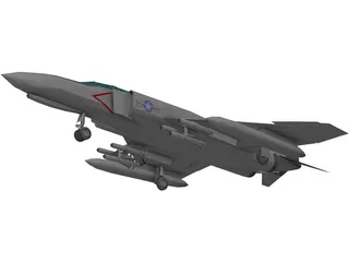 F-4 Phantom II 3D Model