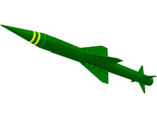 Rapier Missile 3D Model