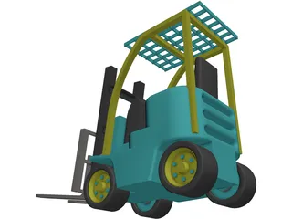 Forklift 3D Model