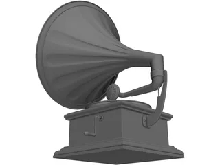 Gramophone 3D Model