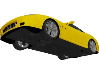 Ferrari 575M Maranello (2002) 3D Model