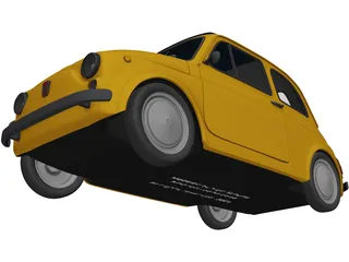 Fiat 500 3D Model