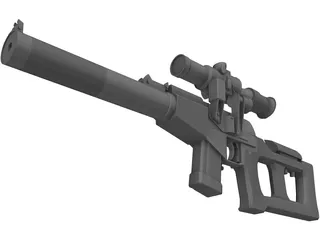 VSS Vintorez 3D Model