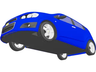 Chevrolet Aveo (2012) 3D Model