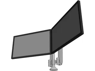 Monitors 3D Model