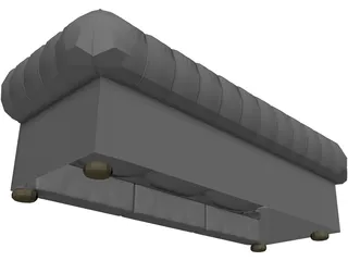 Chesterfield Sofa 3D Model