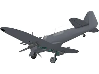 Fairey Firefly 3D Model