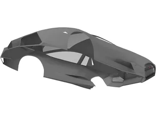 Lamborghini Reventon Body 3D Model