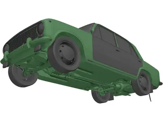 VAZ 2101 3D Model