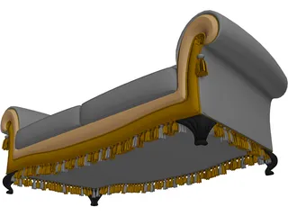 Sofa Classic Design 3D Model
