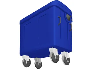 Trash Box 3D Model