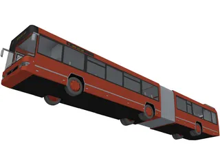 Volvo Bus Double 3D Model