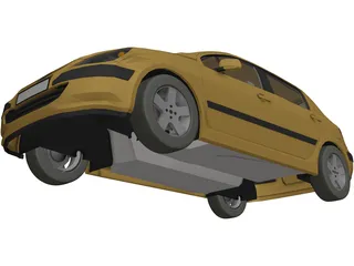 Peugeot 307 3D Model