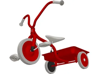 Tricycle Child 3D Model