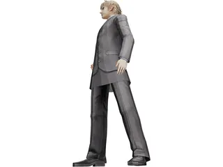 Young Business Man 3D Model