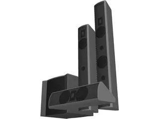 Speakers 3D Model