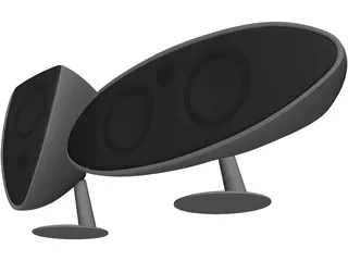 Speakers 3D Model