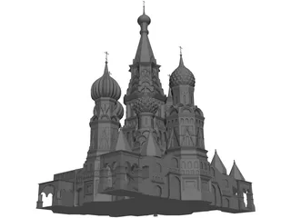 Red Square 3D Model