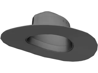 Aussie Hat 3D Model