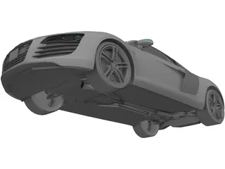 Audi R8 3D Model