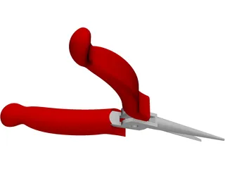 Craftsman Needle Nose Pliers 3D Model