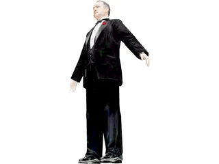 Godfather Don Carleone 3D Model