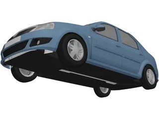 Dacia Logan (2009) 3D Model