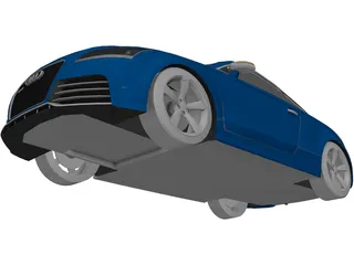 Audi TT RS 3D Model