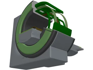 Magnetic Resonance Tomograph 3D Model