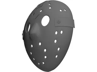 Jason Hockey Goalie Mask 3D Model