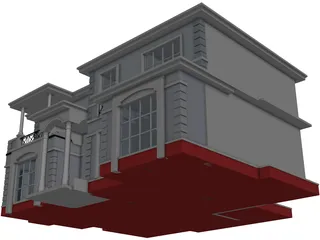 Villa 3D Model