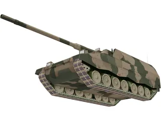 Panzer Haubitze 2000 3D Model