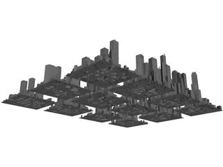 Cityscape Collection 3D Model