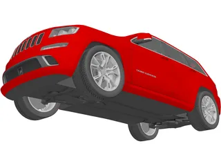 Jeep Grand Cherokee SRT8 (2012) 3D Model