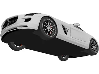 Mercedes-Benz SLS AMG (2011) 3D Model