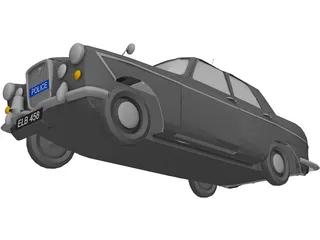 Wolseley 6/110 Metropolitan Police 3D Model