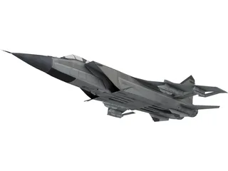 MiG-31 Foxhound 3D Model