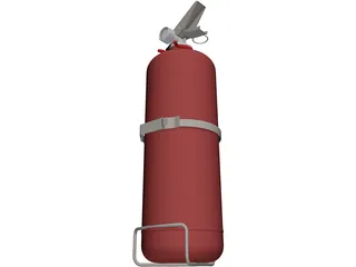 Fire Extinguisher 3D Model