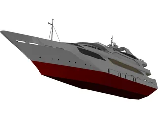 Yacht 3D Model