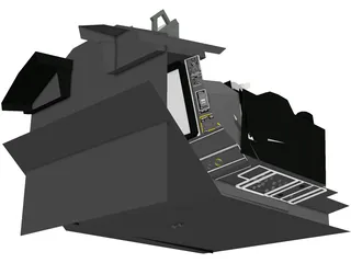 Mikoyan MiG-29 Cockpit 3D Model