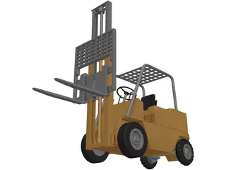 Forklift 3D Model